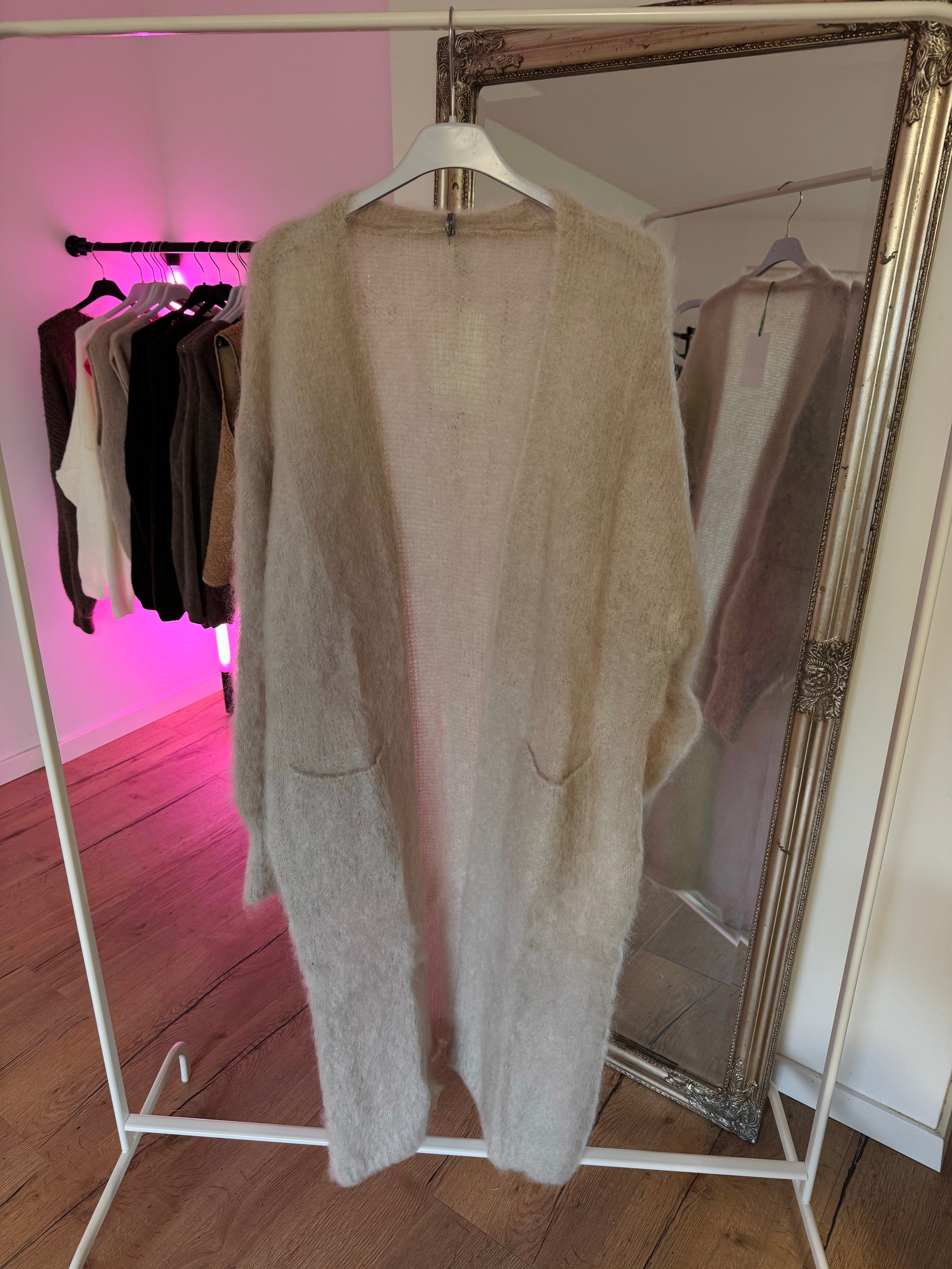 Mohair Mantel - cloudline Mohair