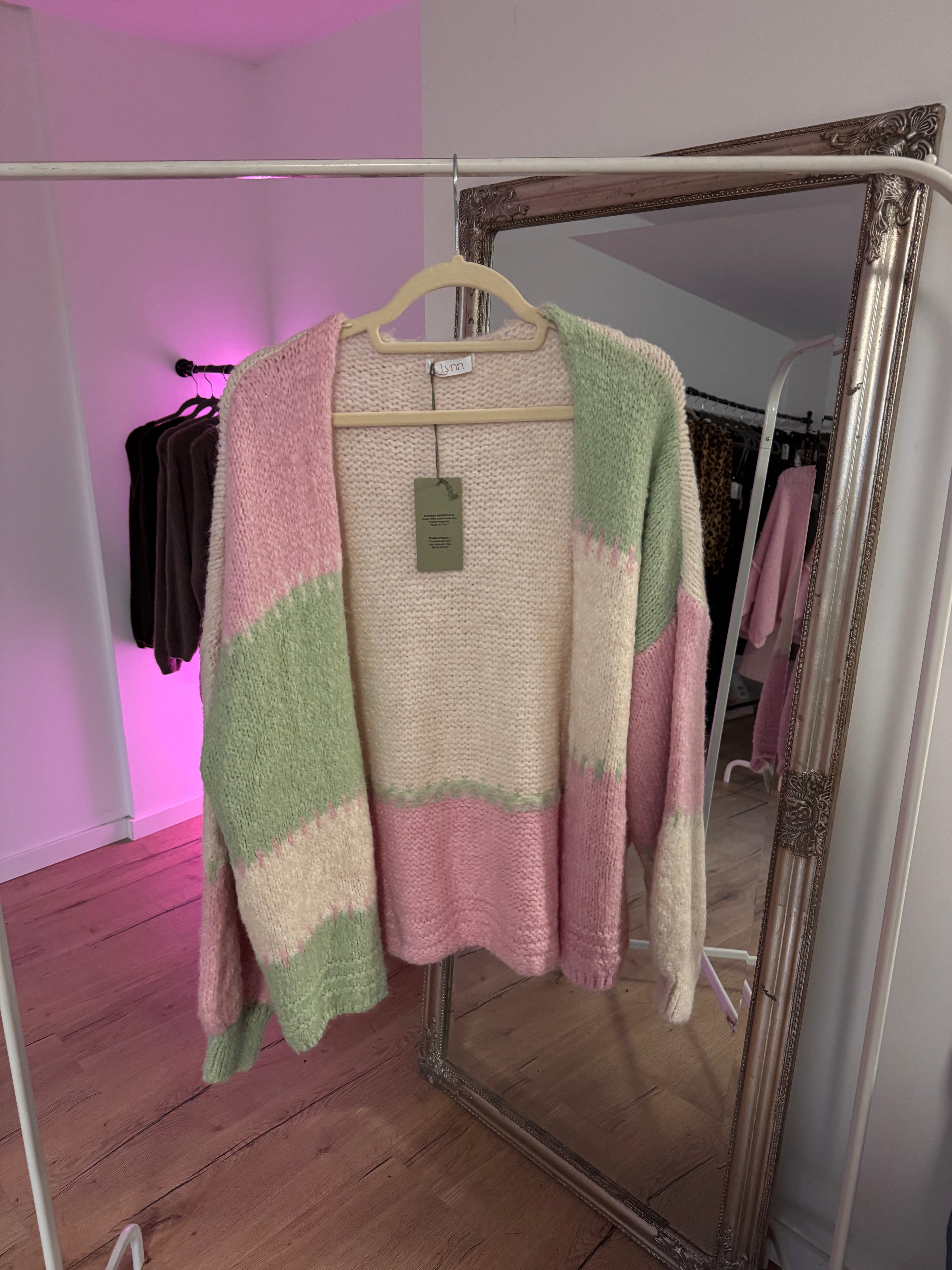 A.M.N Color Splash Cardigan