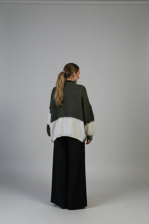 A.M.N Color Splash Cardigan