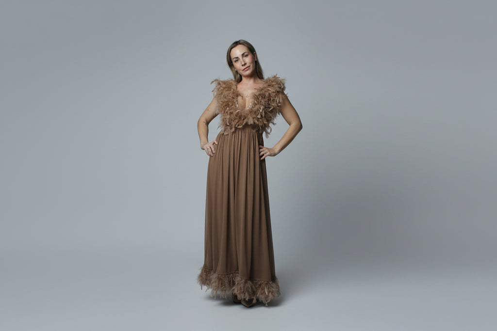 Aurelia Feather Kleid