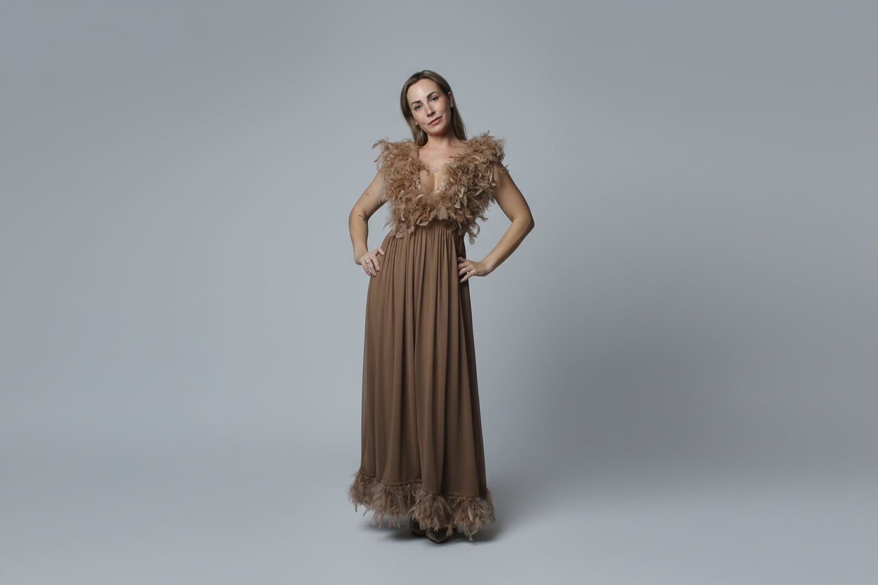 Aurelia Feather Kleid